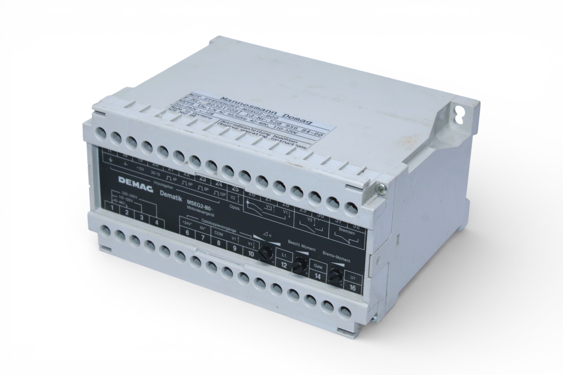 DEMAG MSEG2-B00 Engine control unit 528 956 84-00 (110-120V)