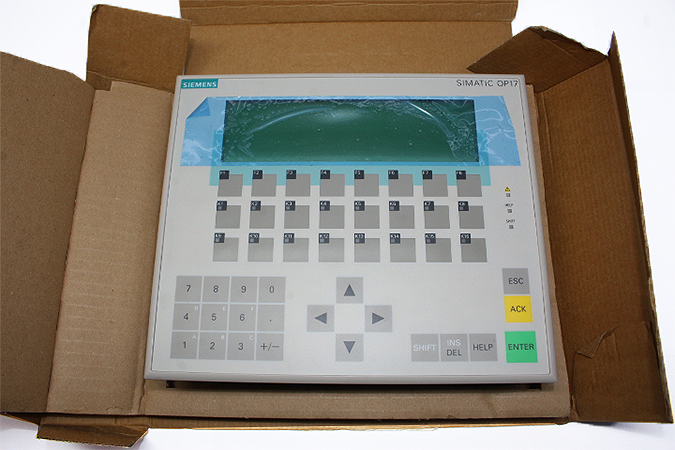 SIEMENS 6AV3 617-1JC30-0AX1 OPERATOR PANEL OP 17/DP12
