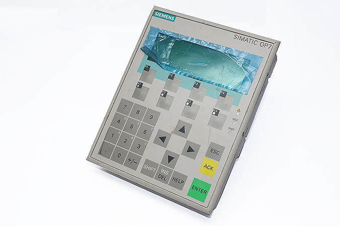 SIEMENS 6AV3 607-1JC00-0AX1 OPERATOR PANEL OP 7-PP