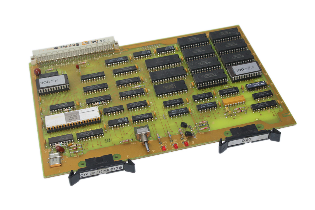 NETSTAL CPU 110.240.6127 CONTROL CARD CPU 110.240.6128a