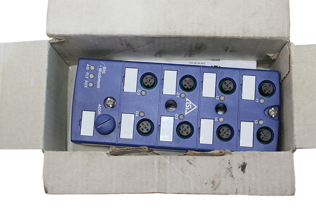 BIHL+WIEDEMANN BWU2684 I/O MODULE AS-I 4I/4O