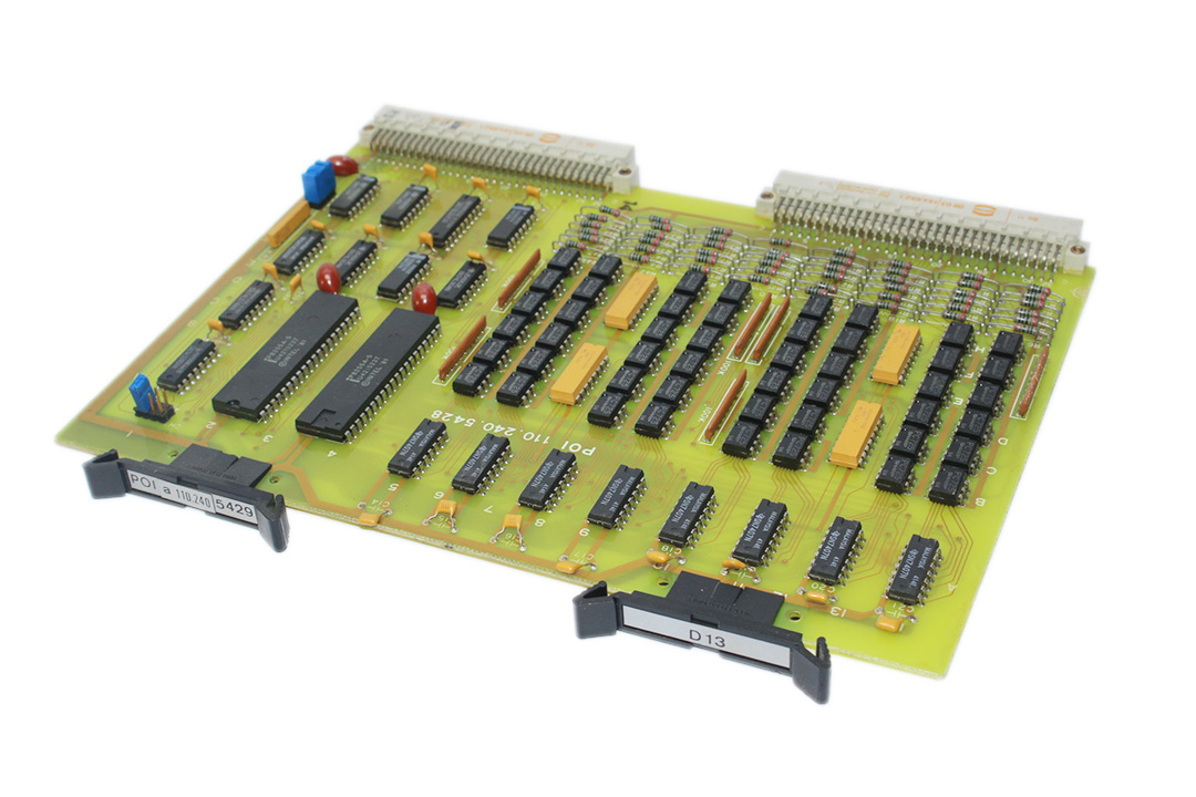 NETSTAL POI 110.240.5428 CONTROL INTERFACE RELAY BOARD POI 110.240.5429a
