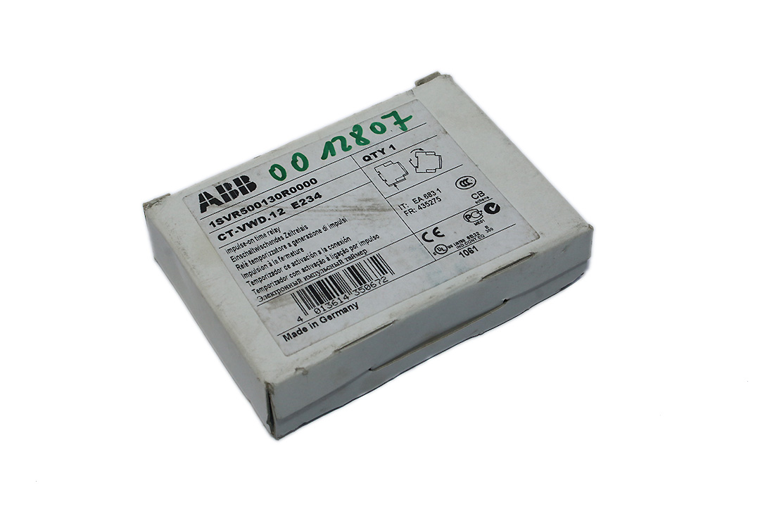 ABB CT-VWD.12 E234 TIME RELAY 1SVR500130R0000