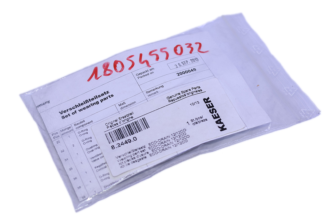 KAESER 8.2449.0 WEARING PART SET ECO-Drain 12/12CO