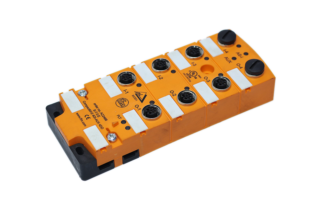 IFM AC2466 AS-Interface CompactLine module CompactLineM12 4 DI 4 DO