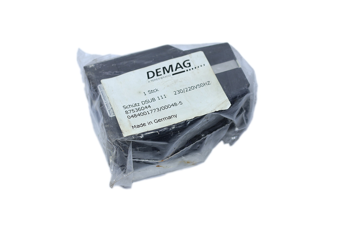 DEMAG DSUB 111 COIL SPEED CHANGE OVER CONTACTOR 87536044 220-230 V