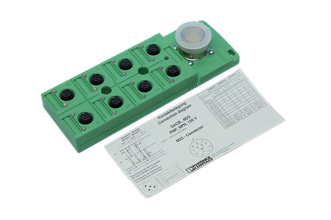 PHOENIX CONTACT SACB-8/16-L-M23 DISTRIBUTOR BOX 1692844