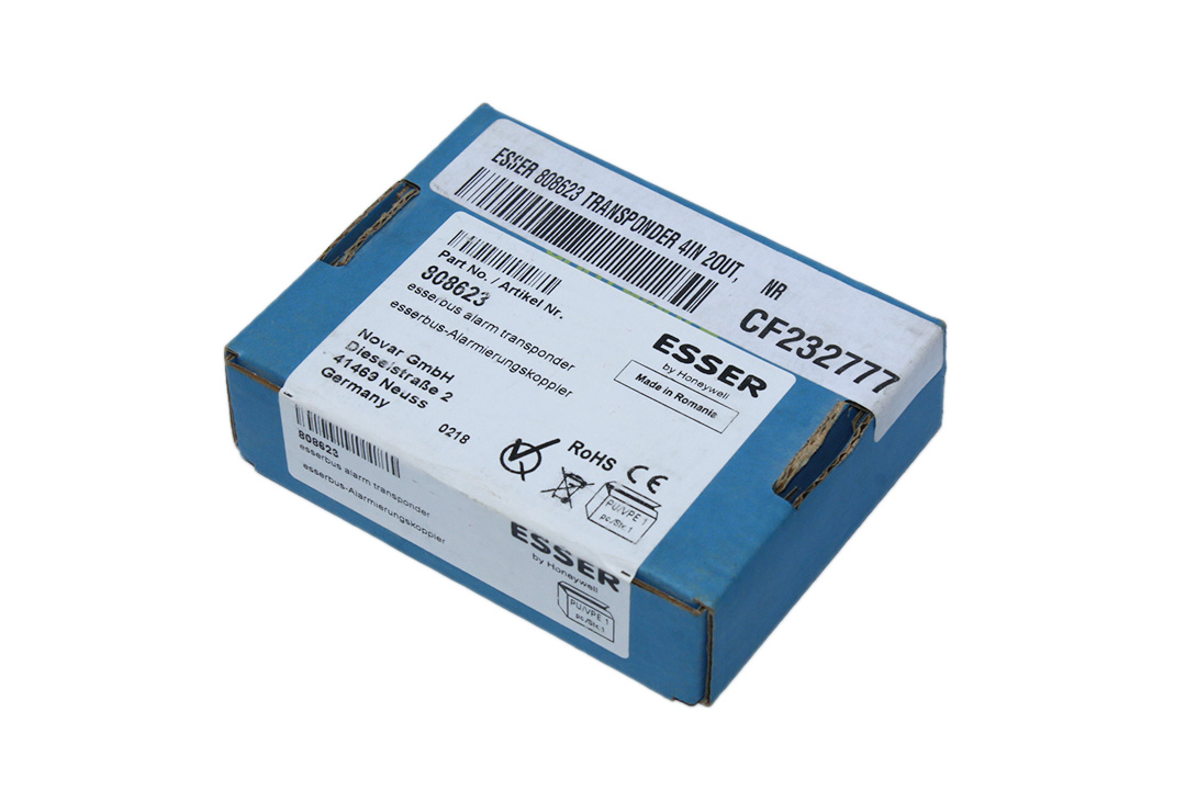 ESSER 808623 ALARM TRANSPONDER 4 IN/2 OUT