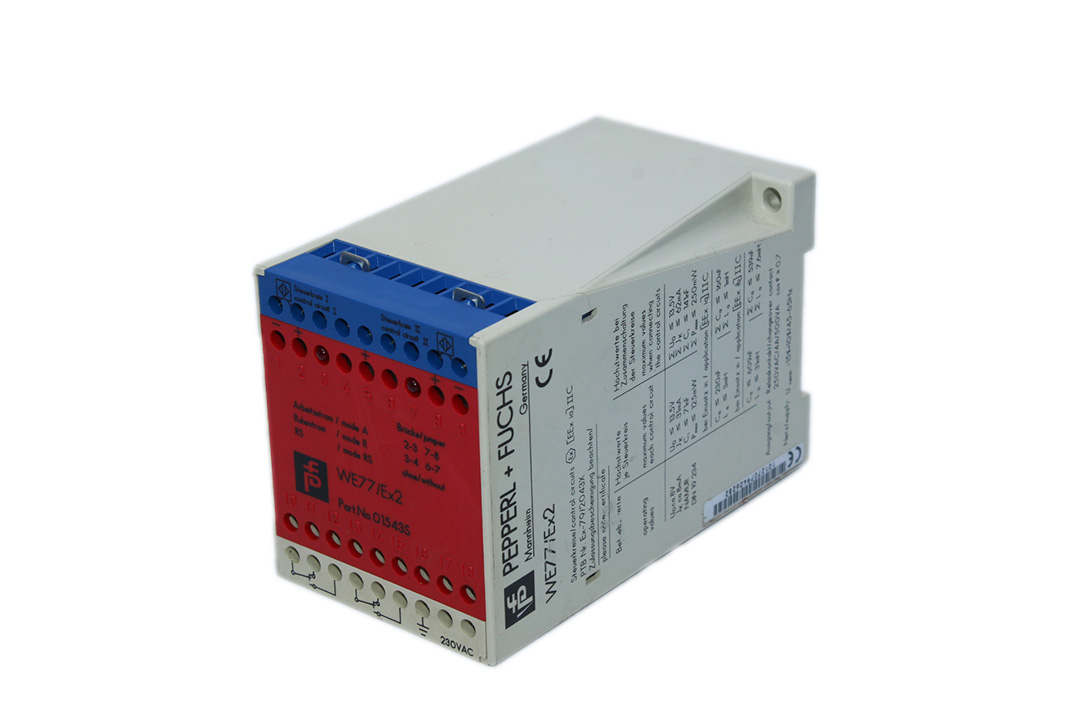 PEPPERL+FUCHS WE77/EX-2 SWITCH AMPLIFIER 01543S