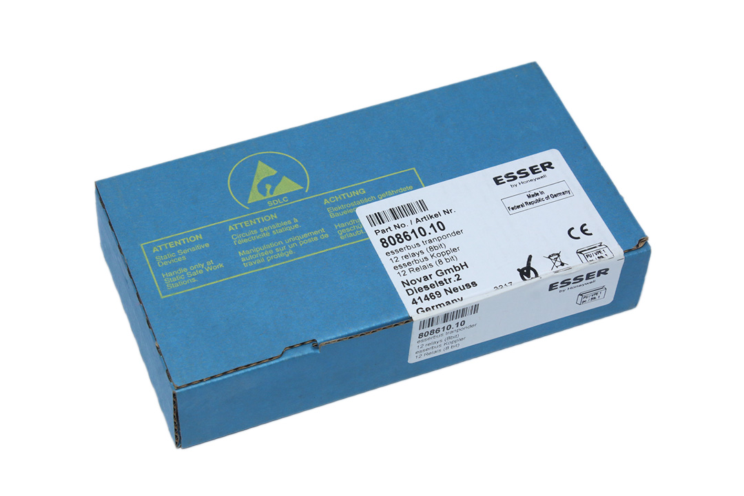 ESSER 808610.10 ALARM TRANSPONDER 12 relays (8 bit)