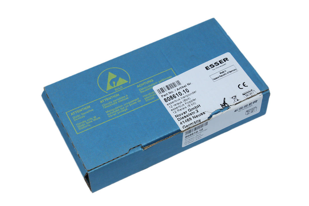 ESSER 808610.10 ALARM TRANSPONDER 12 relays (8 bit)