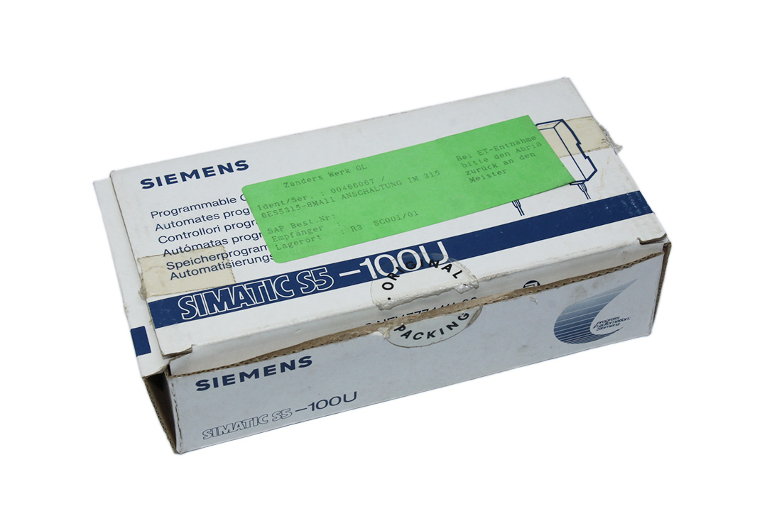 SIEMENS 6ES5 315-8MA11 INTERFACE MODUILE