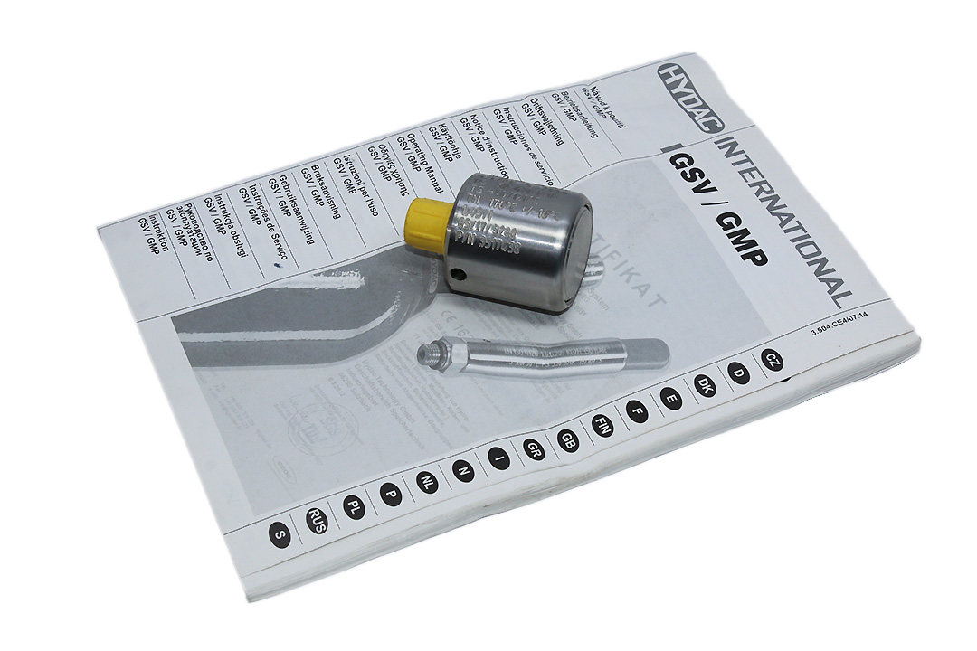 HYDAC GMP6-10-CE1637.6.G.120L/S.420Bar Safety equipment for hydraulic accumulators PS 50-420 BAR