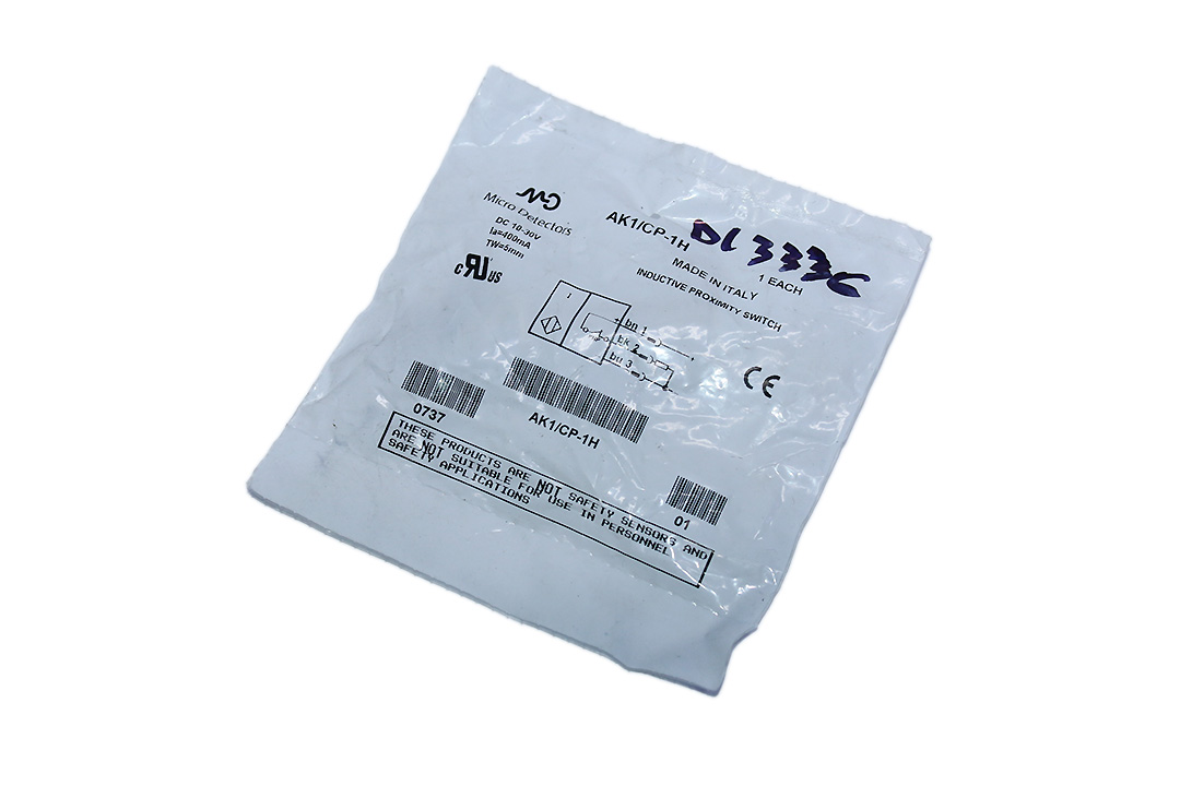MD MICRO DETECTORS AK1/CP-1H INDUCTIVE PROXIMITY SWITCH