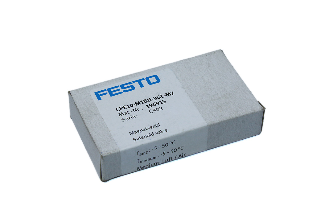FESTO CPE10-M1BH-3GL-M7 SOLENOID VALVE 196915