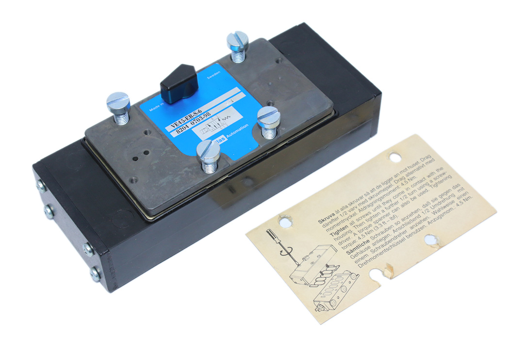 ATLAS COPCO VE45-ER-S-6 DOUBLE SOLENOID VALVE