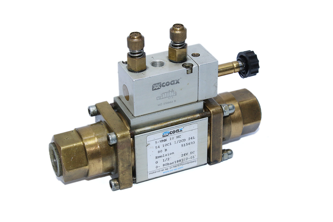 COAX 5-VMK 10 NC COAXIAL EXTERNALLY CONTROLLED VALVE