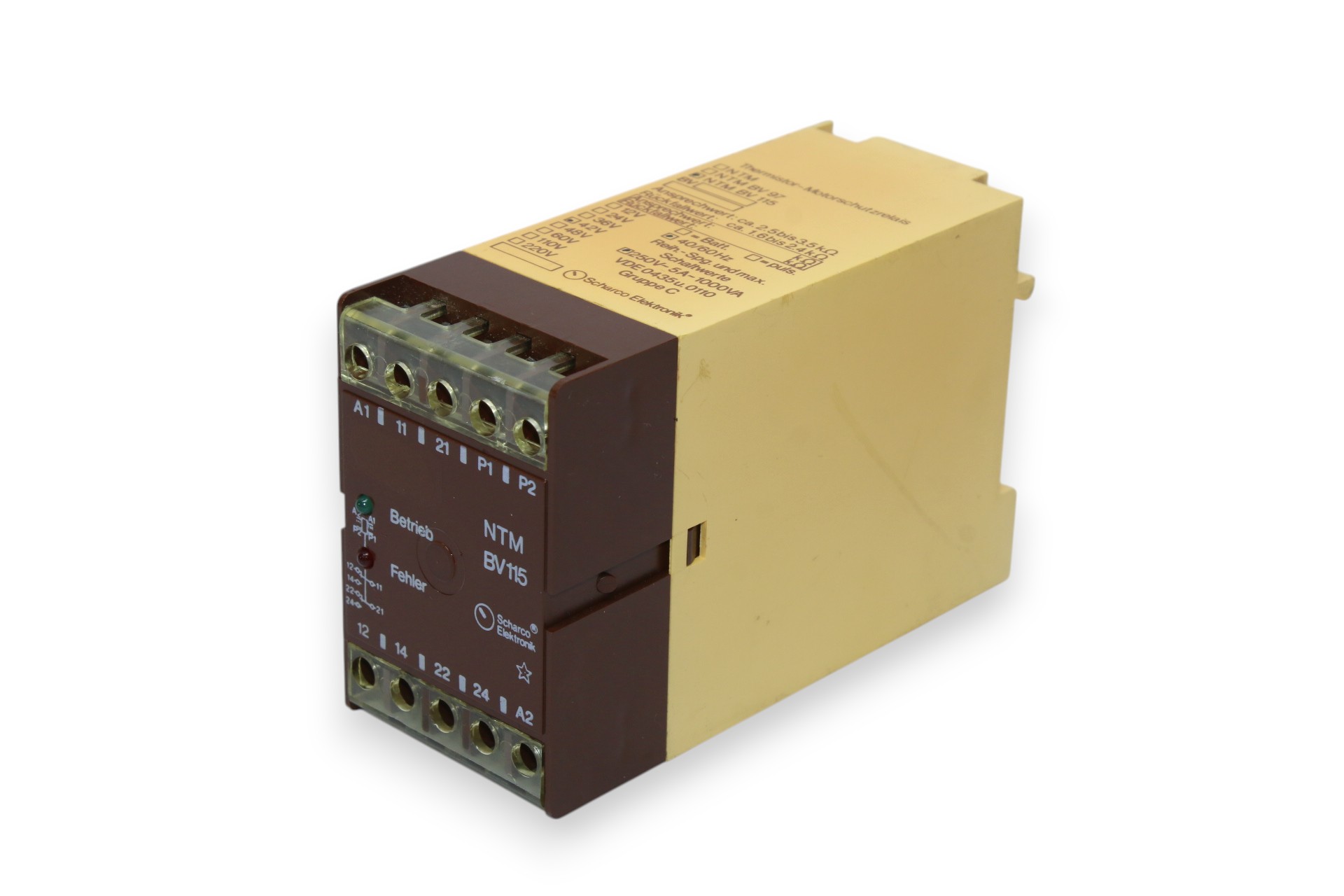 SCHARCO ELEKTRONIK NTM BV 115 SAFETY RELAY 42V