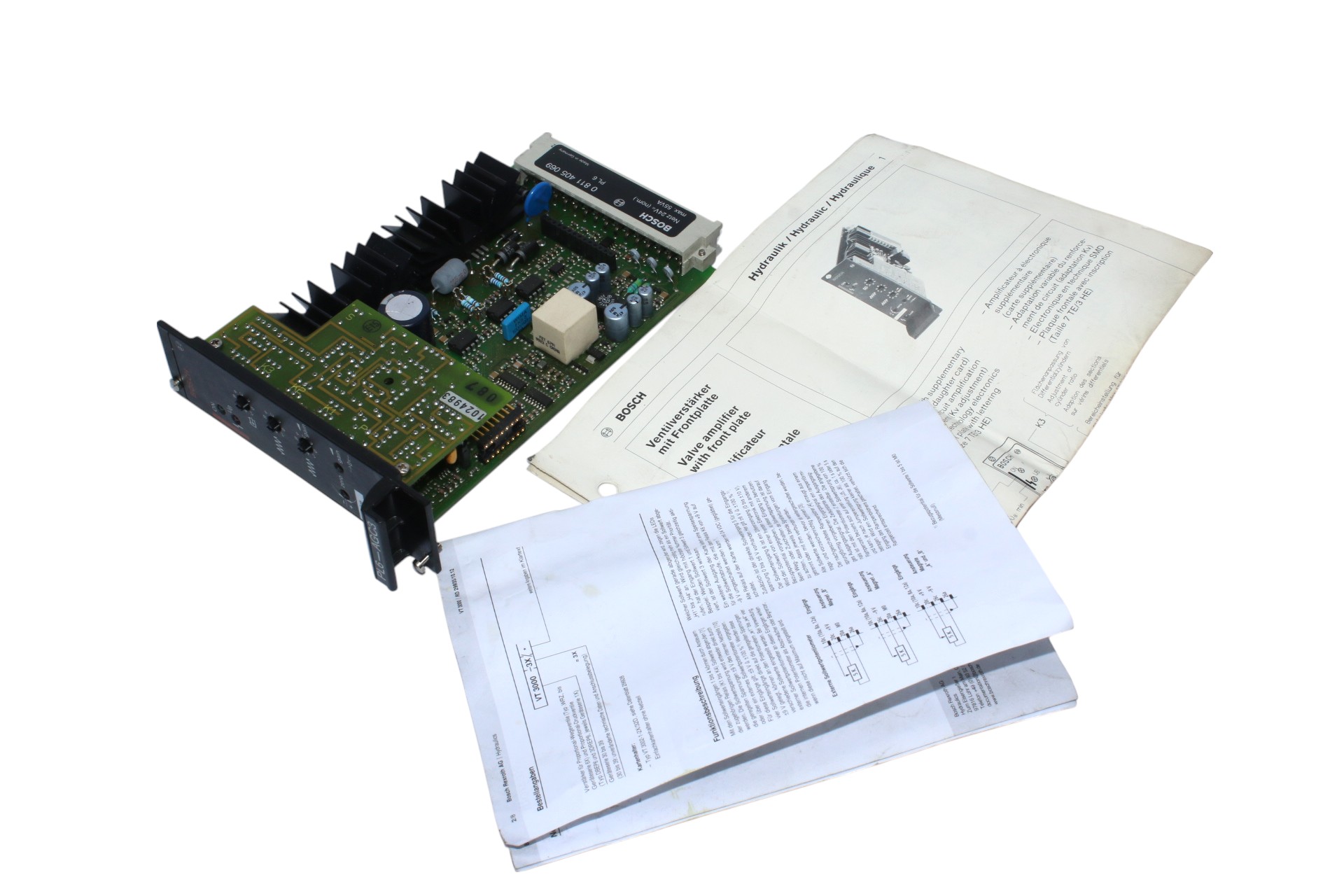 BOSCH 0 811 405 069 VALVE AMPLIFIER CARD PL6-AGC3