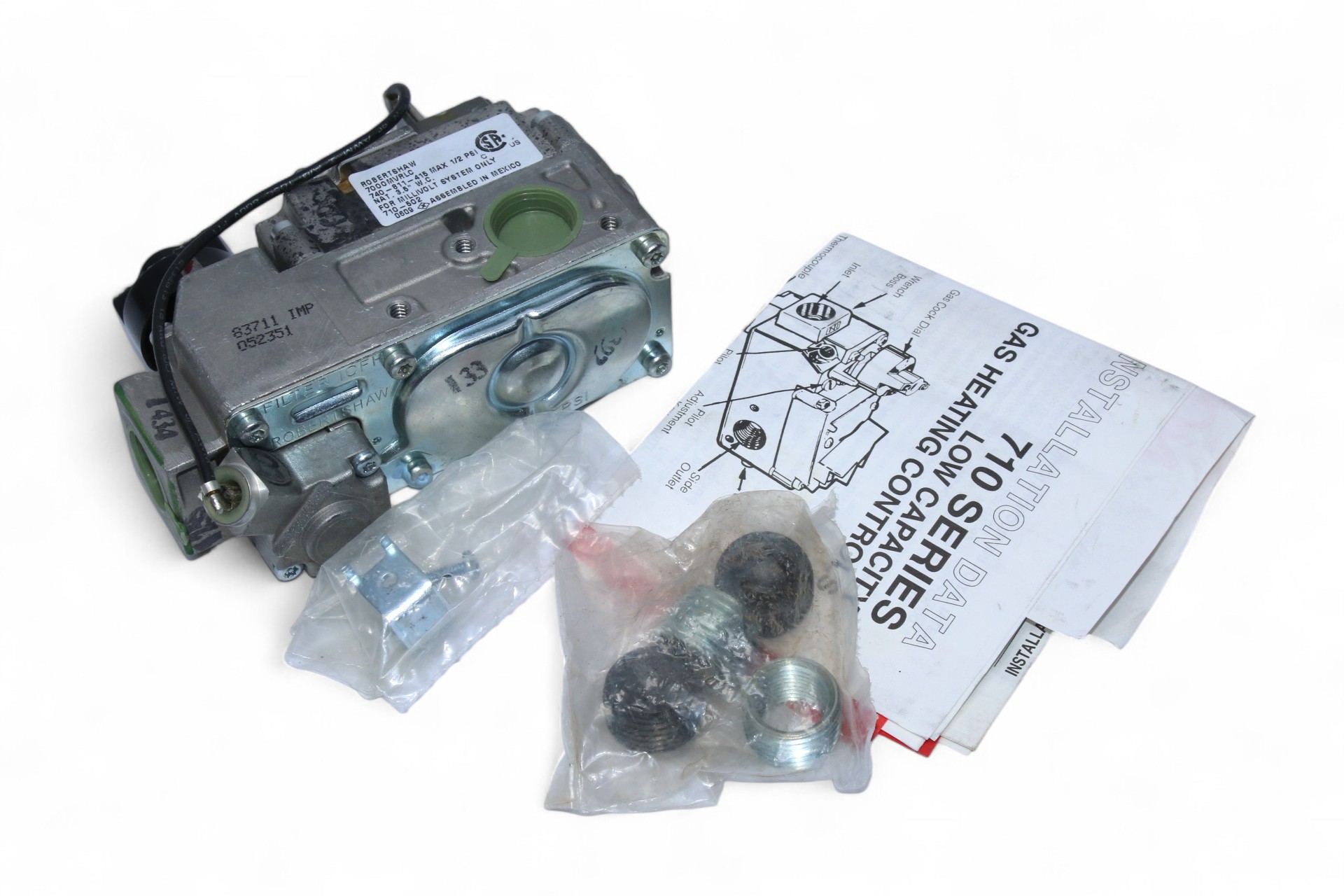 ROBERTSHAW 710-502 GAS VALVE 7000WVRLC