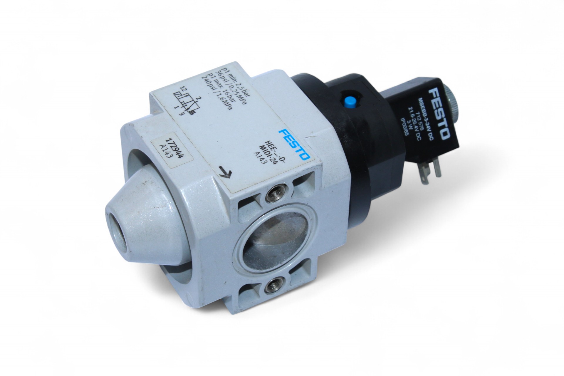 FESTO HEE-1/2-D-MIDI-24 ON/OFF VALVE 172944