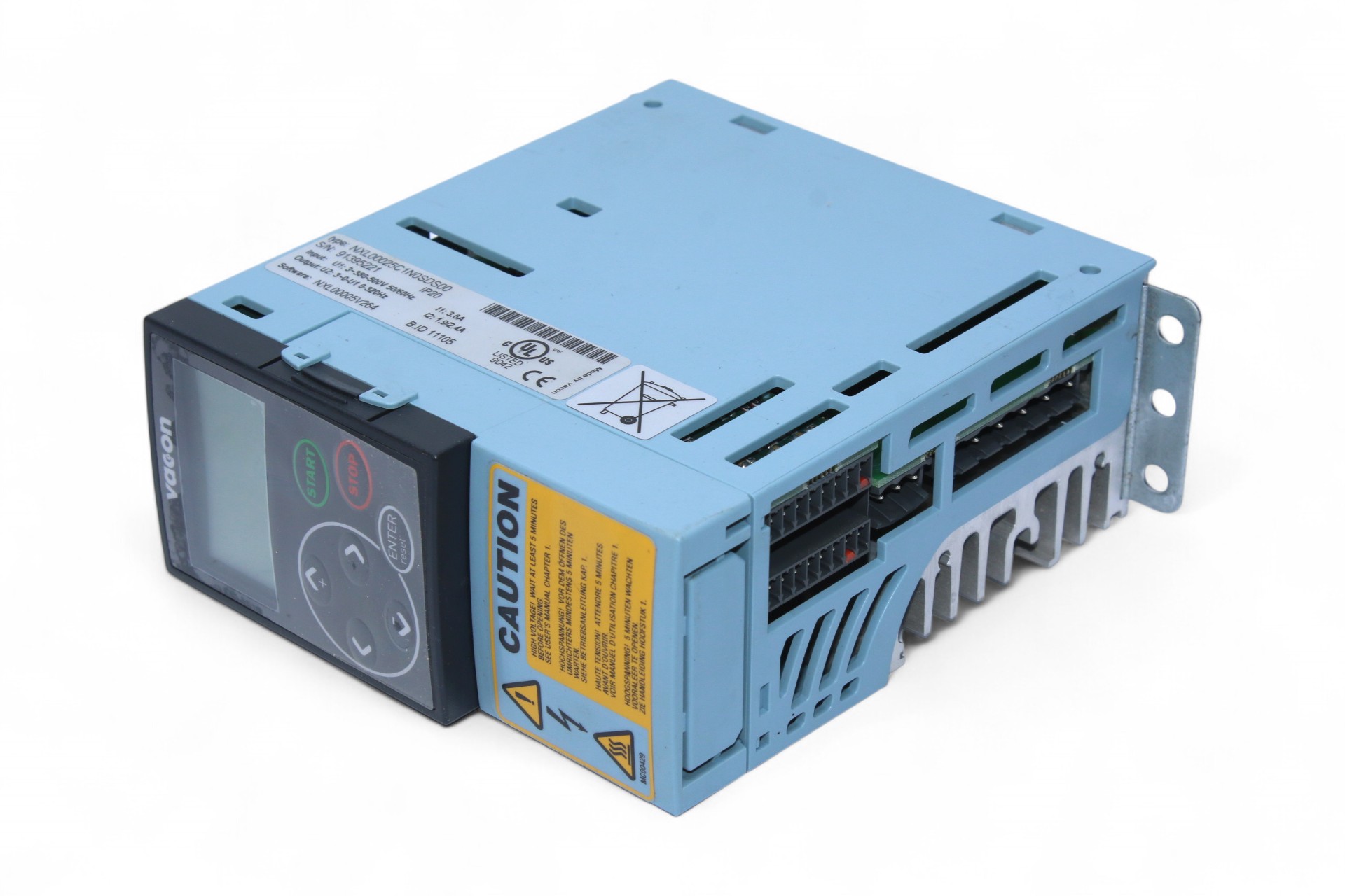 VACON NXL00025C1N0SDS00 INVERTER DRIVE (0.75 KW)