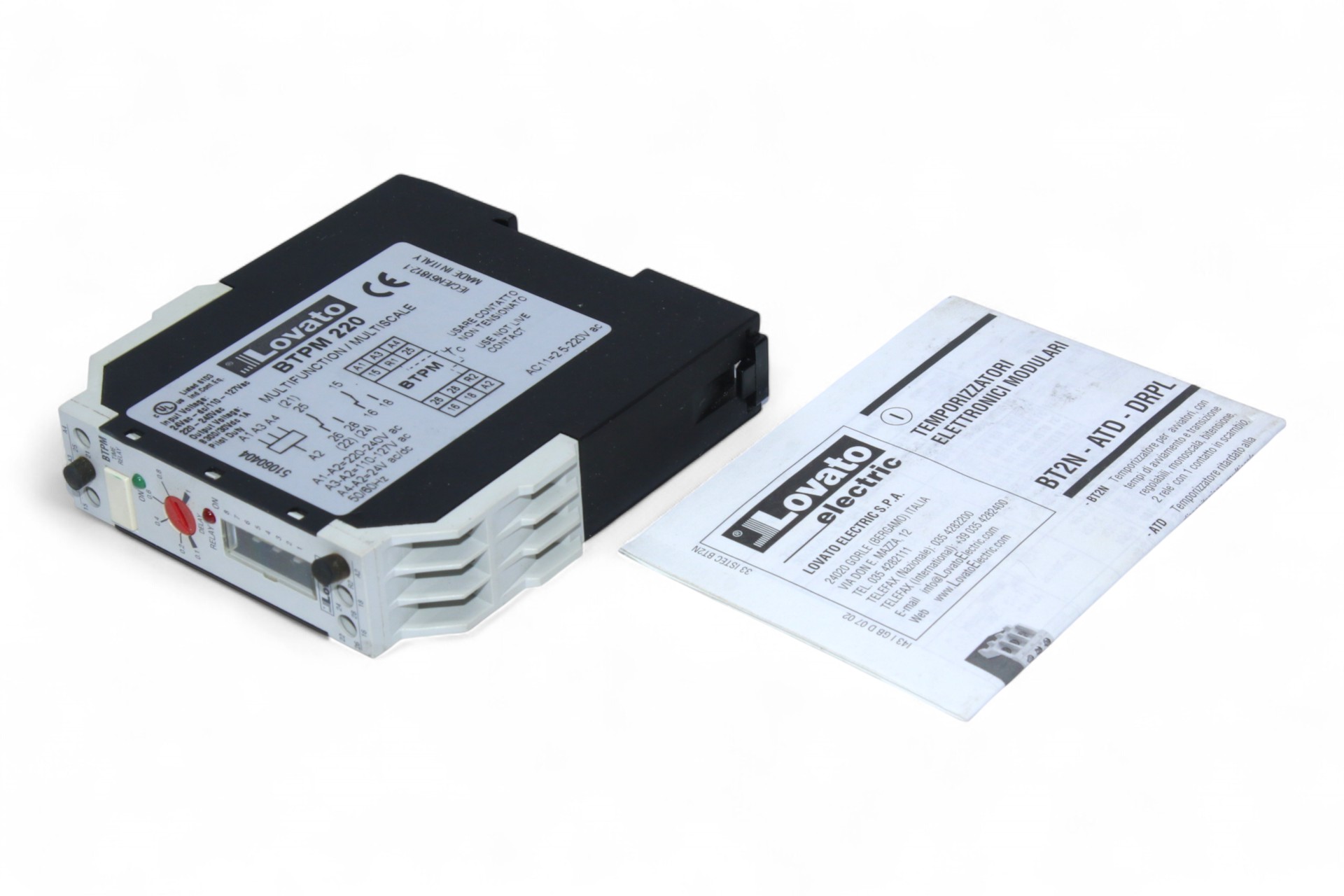 LOVATO 31BTPM 220 TIME RELAY BTPM 220