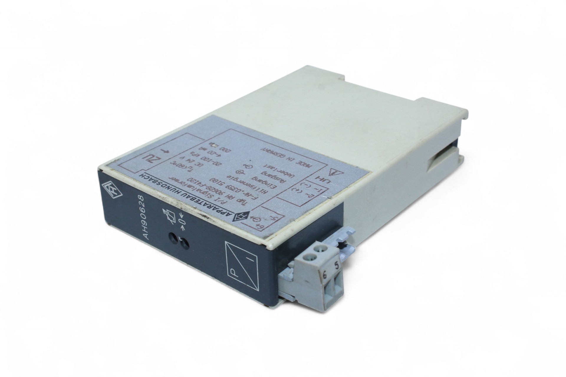 APPARATEBAU HUNDSBACH AH 90628-F4120 P/I SIGNAL CONVERTER