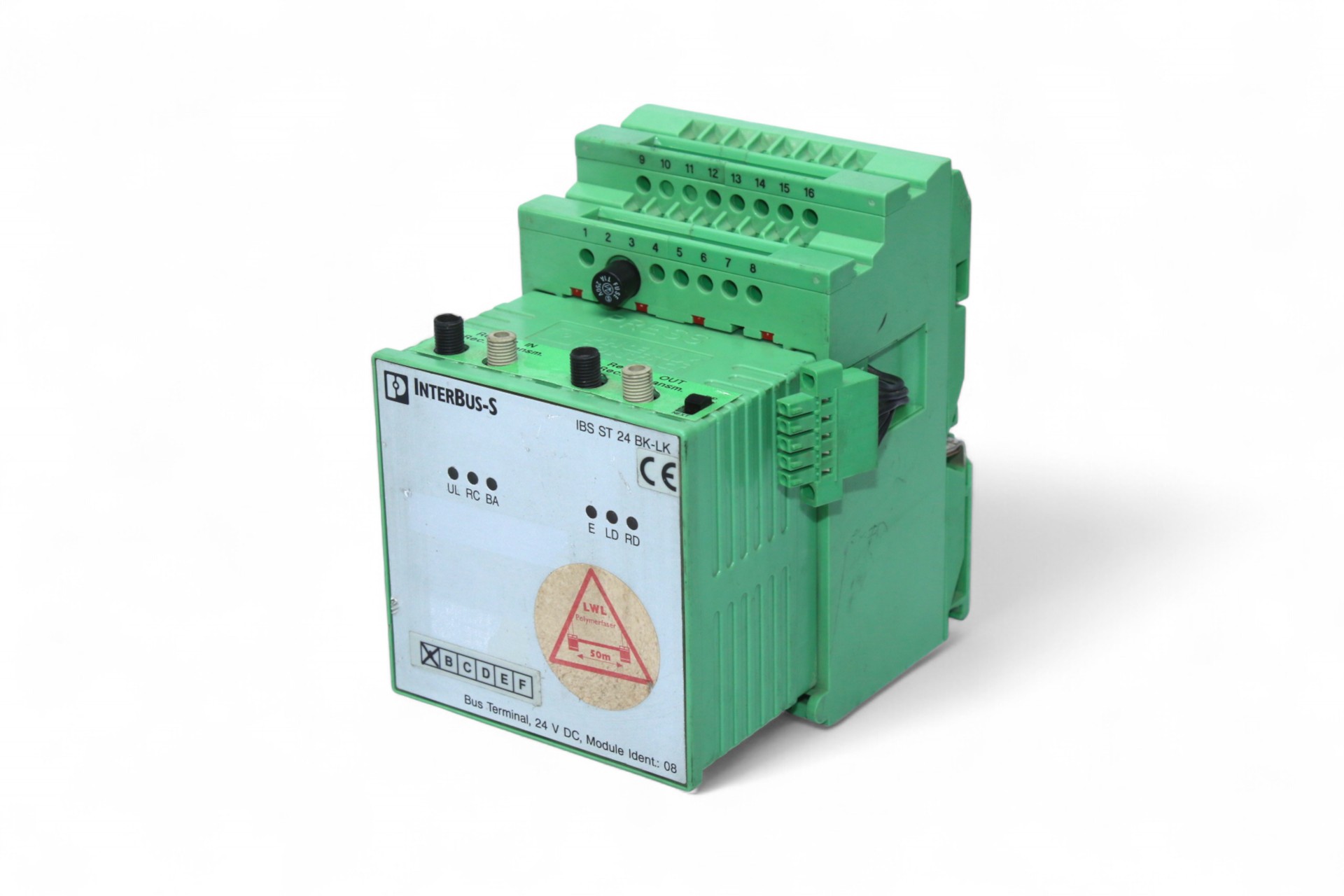 PHOENIX CONTACT IBS ST 24 BK-LK BUS COUPLER 2754435