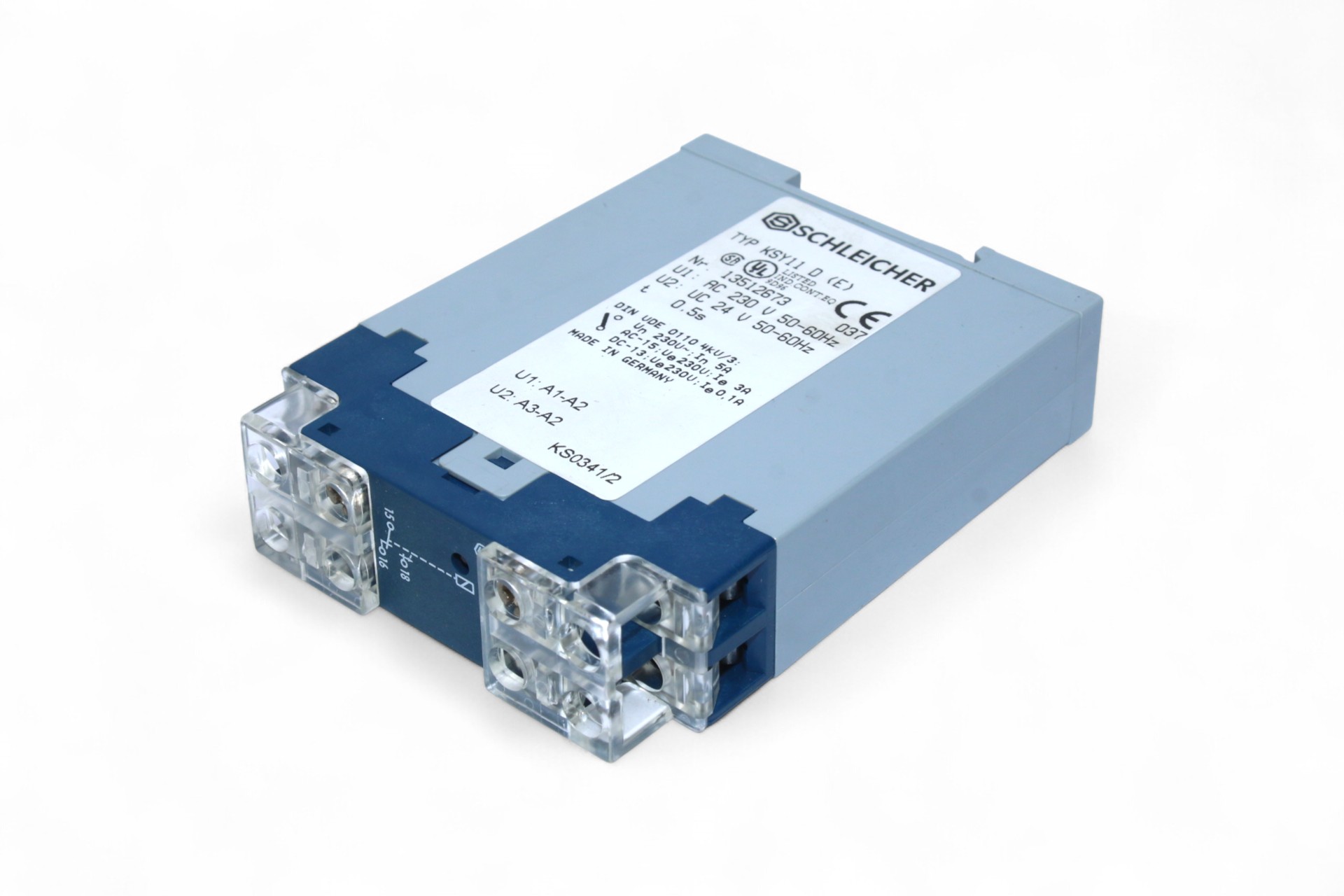 SCHLEICHER KSY 11D TIME RELAY 13512673 0.5s