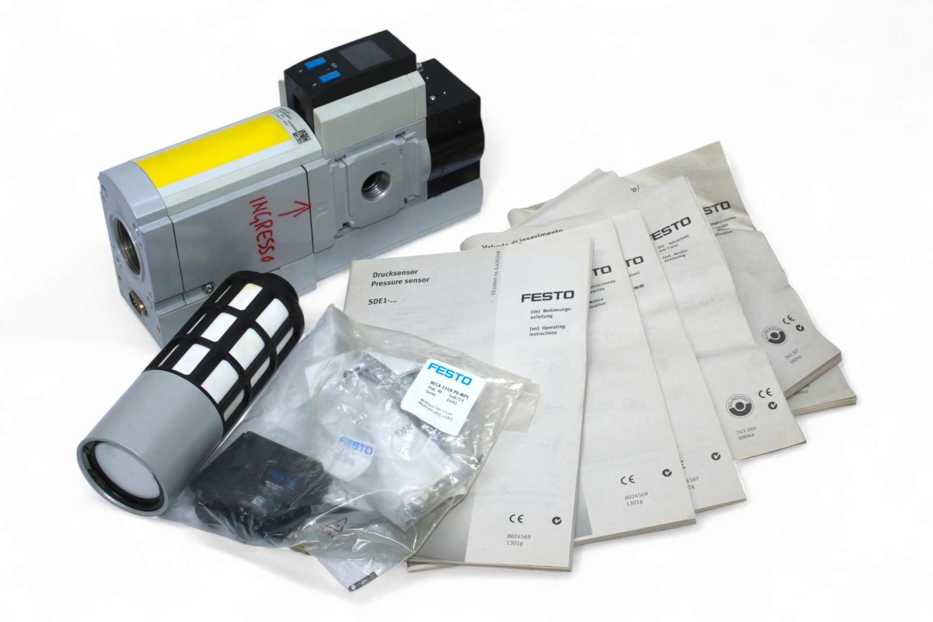 FESTO MS6-SV-1/2-E-10V24-SO-AD1-MP1-WP1-Z SOFT START/QUICK EXHAUST VALVE 548713