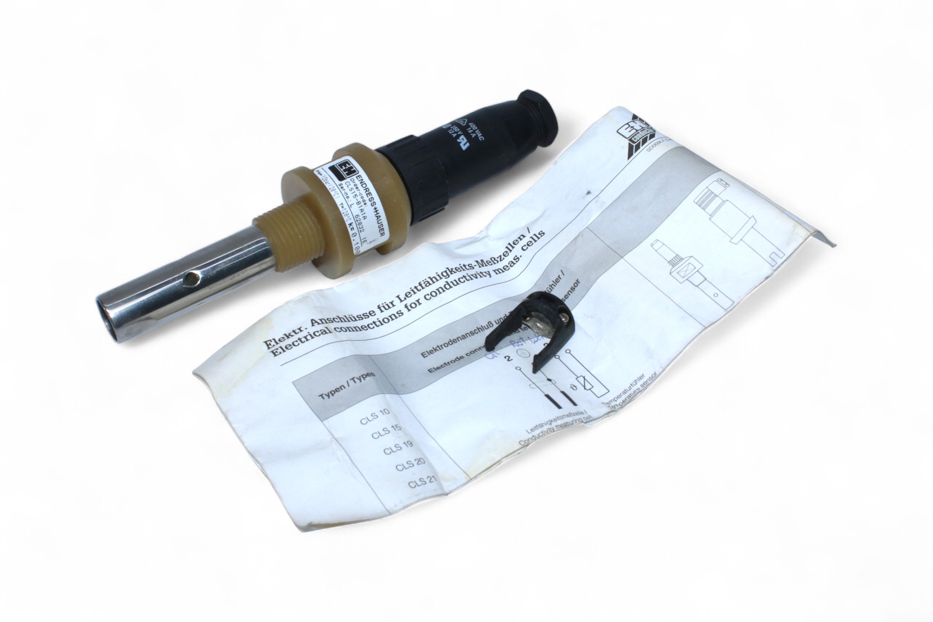 ENDRESS+HAUSER CLS15-A1A1A ANALOG CONDUCTIVITY SENSOR