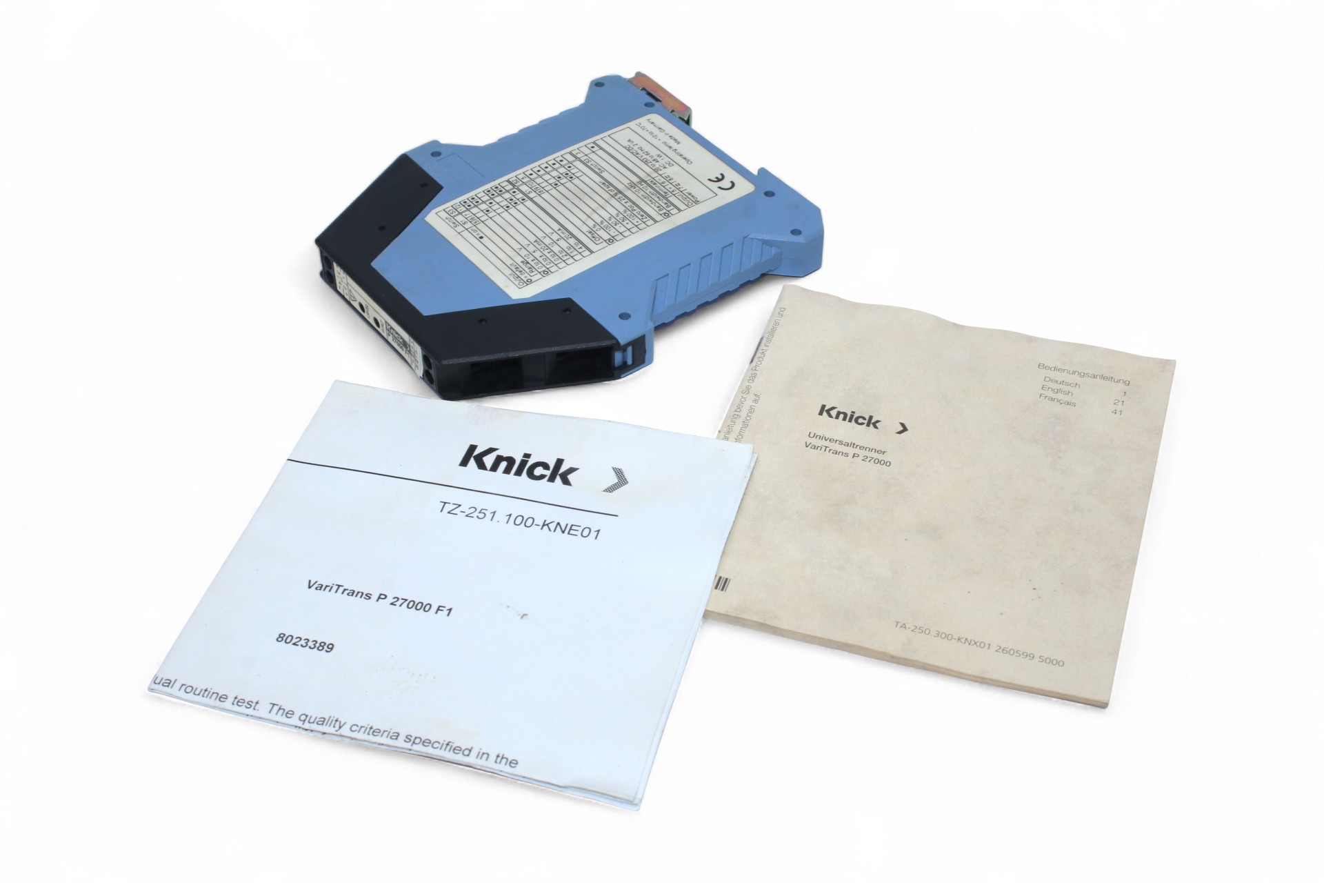 KNICK P 27000 F1 ISOLATION AMPLIFIER