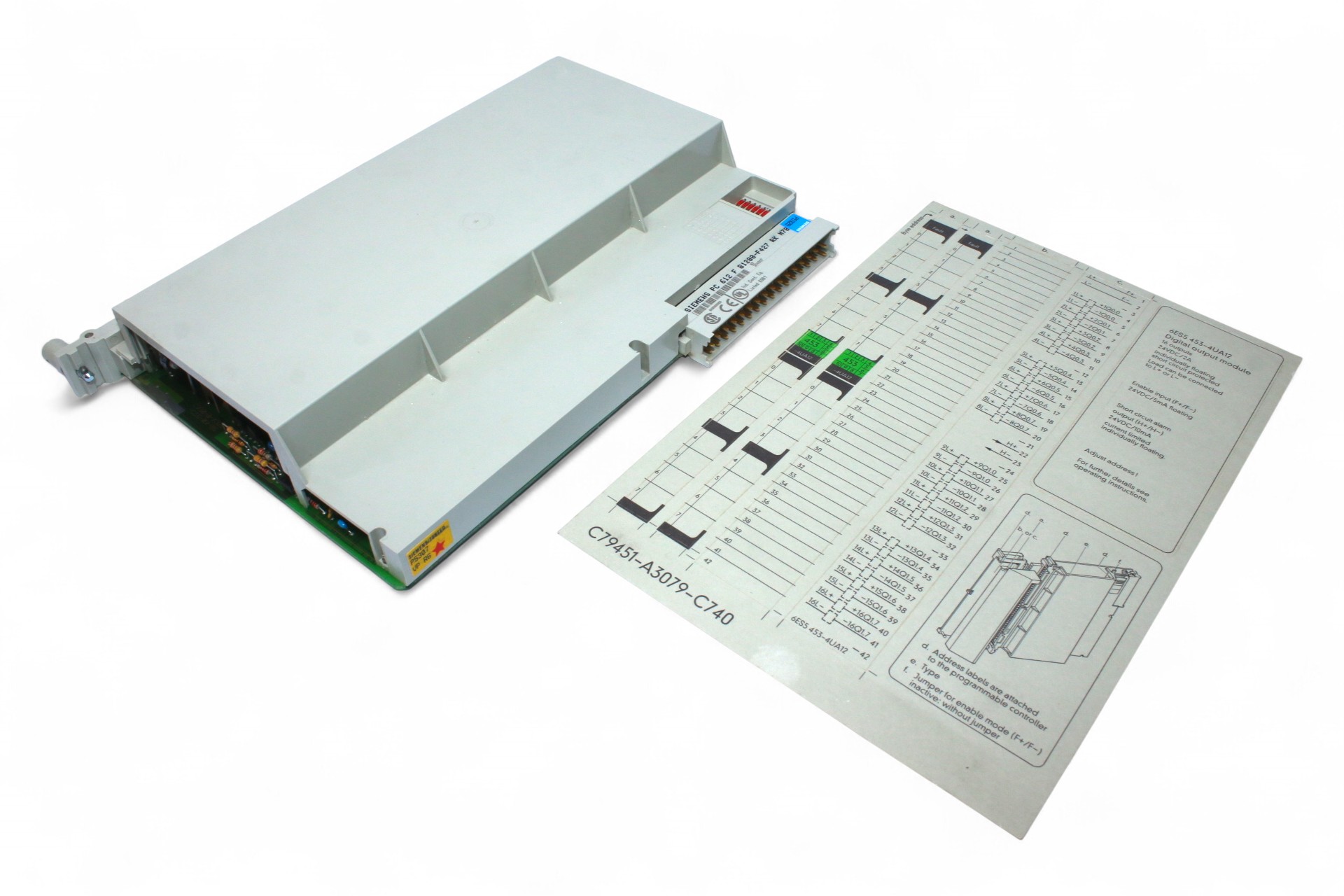 SIEMENS 6ES5453-4UA12 DIGITAL OUTPUT MODULE