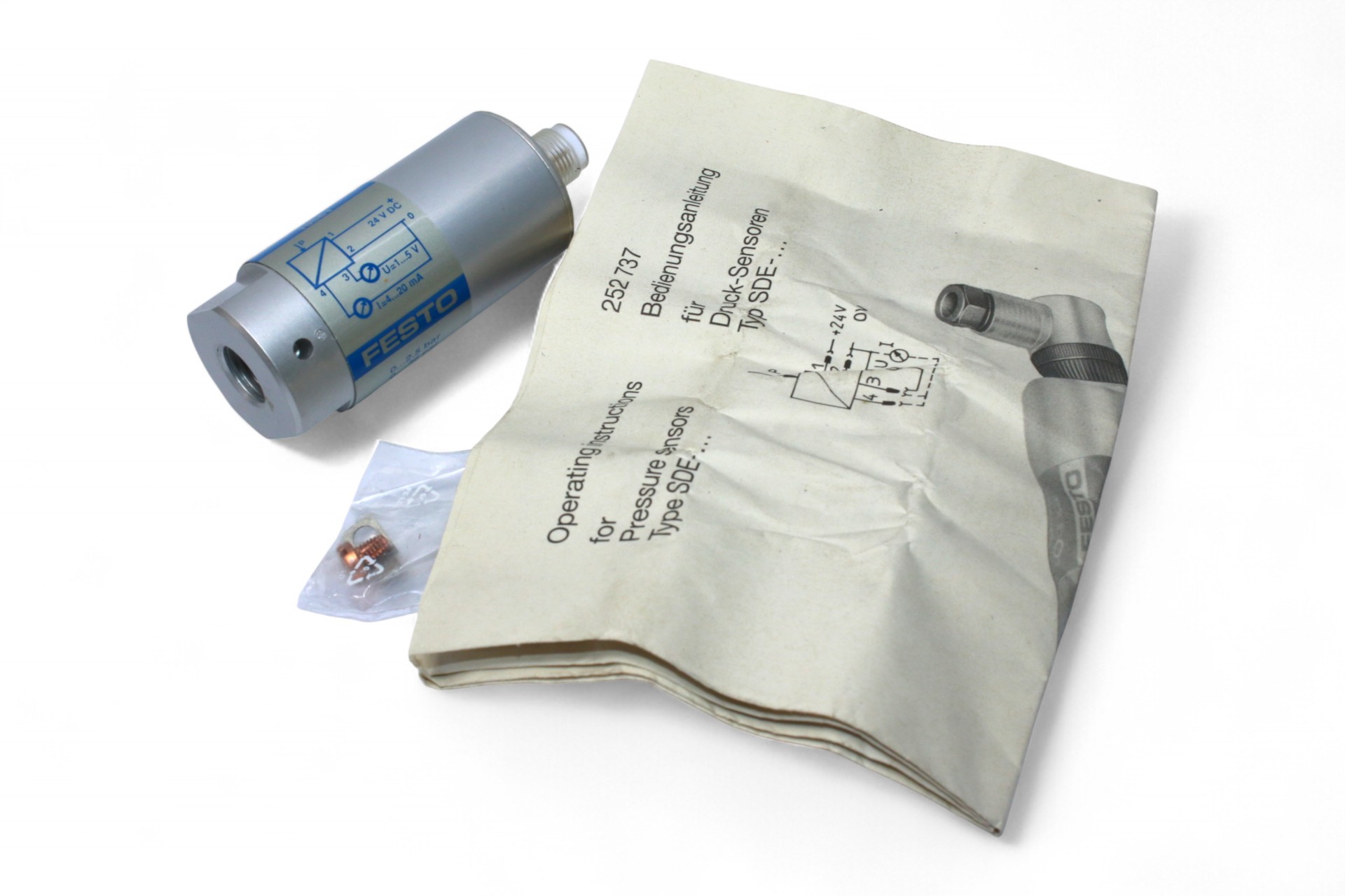 FESTO SDE-2,5-5V/20MA PRESSURE SENSOR 19561