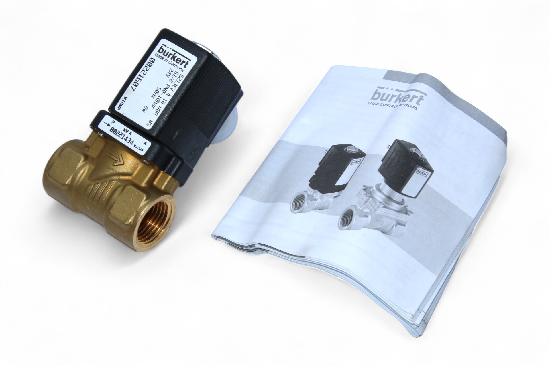 BURKERT 6213EV A 10 NBR MS SOLENOID VALVE 00221607 24V