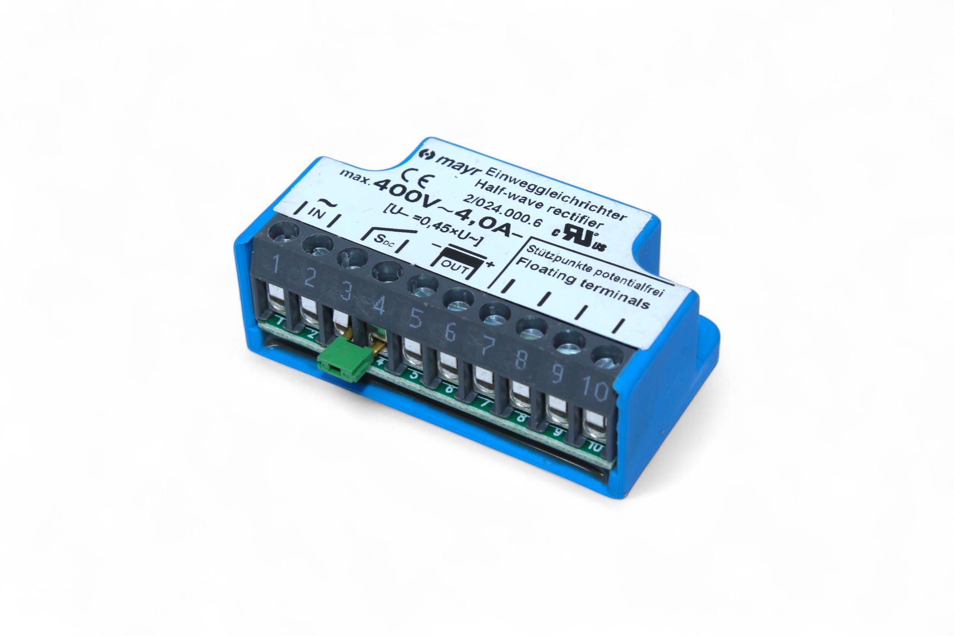 MAYR 0802463 RECTIFIER 400V 4A