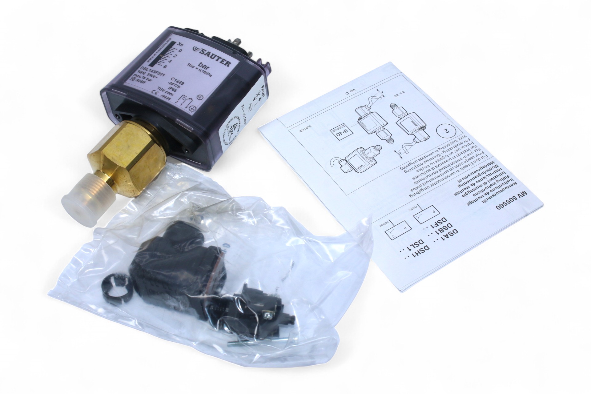 SAUTER DSL143F001 PRESSURE LIMITER