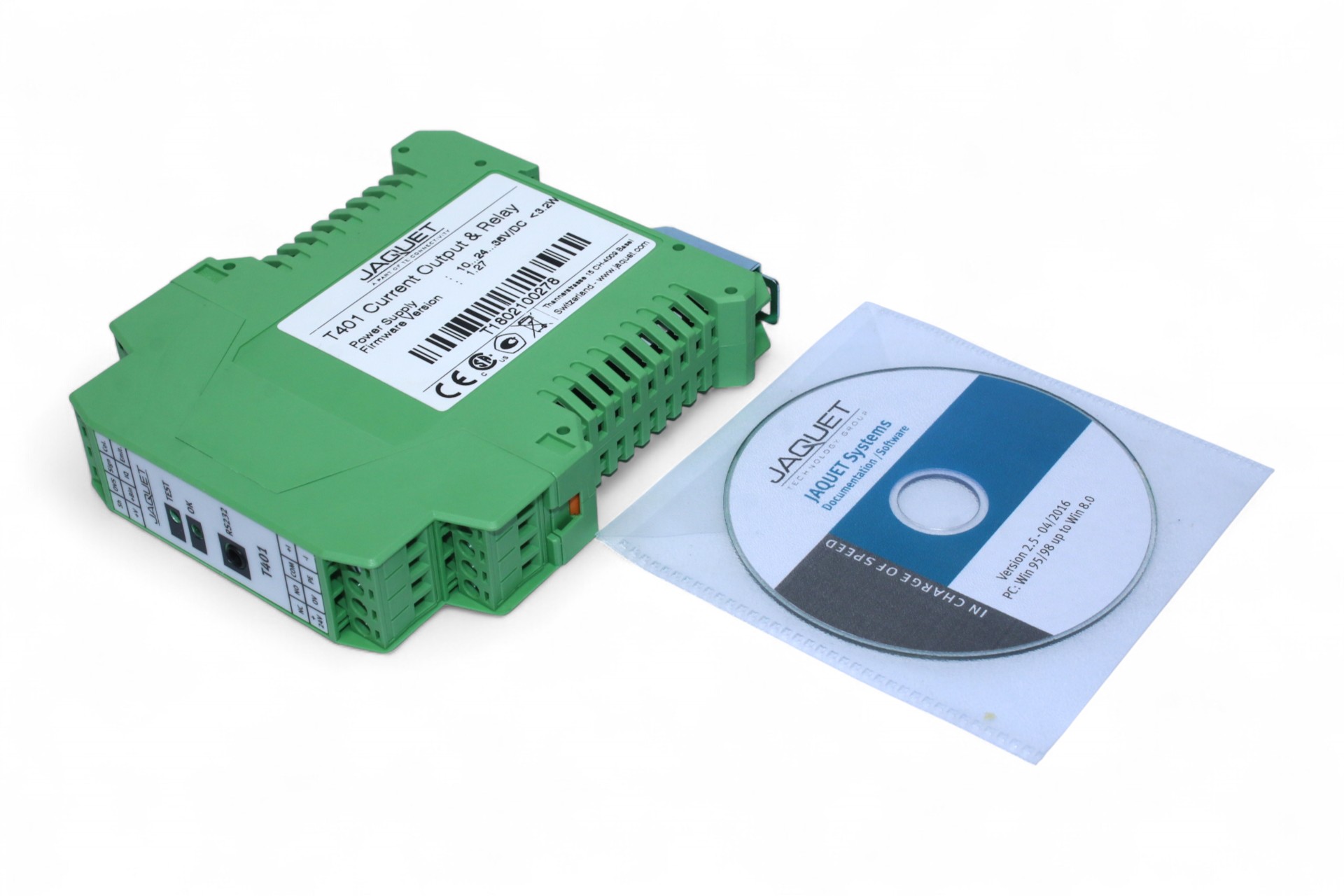 JAQUET T401 CURRENT OUTPUT RELAY T1802100278