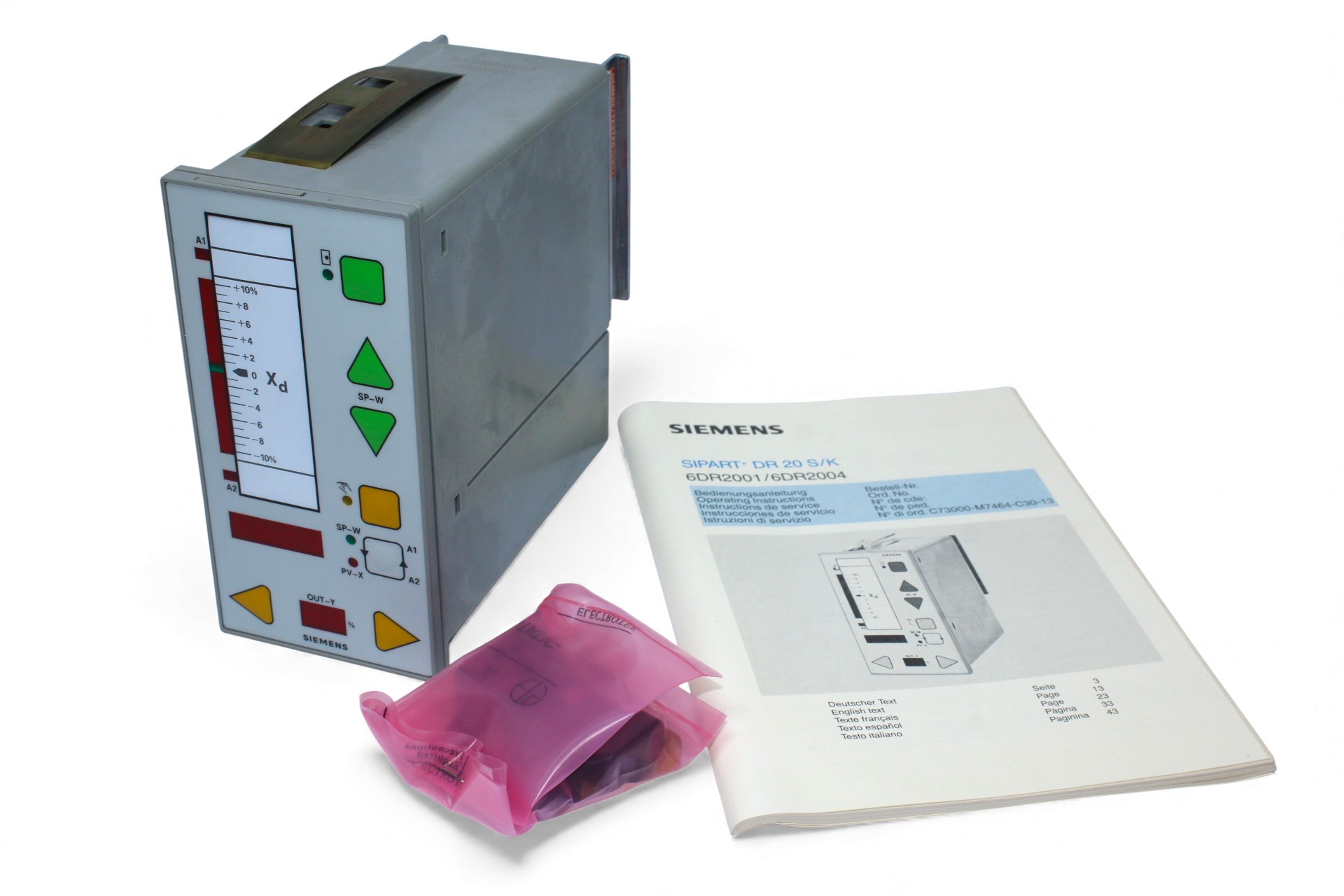 SIEMENS 6DR2004-1A CONTROLLER SIPART DR20