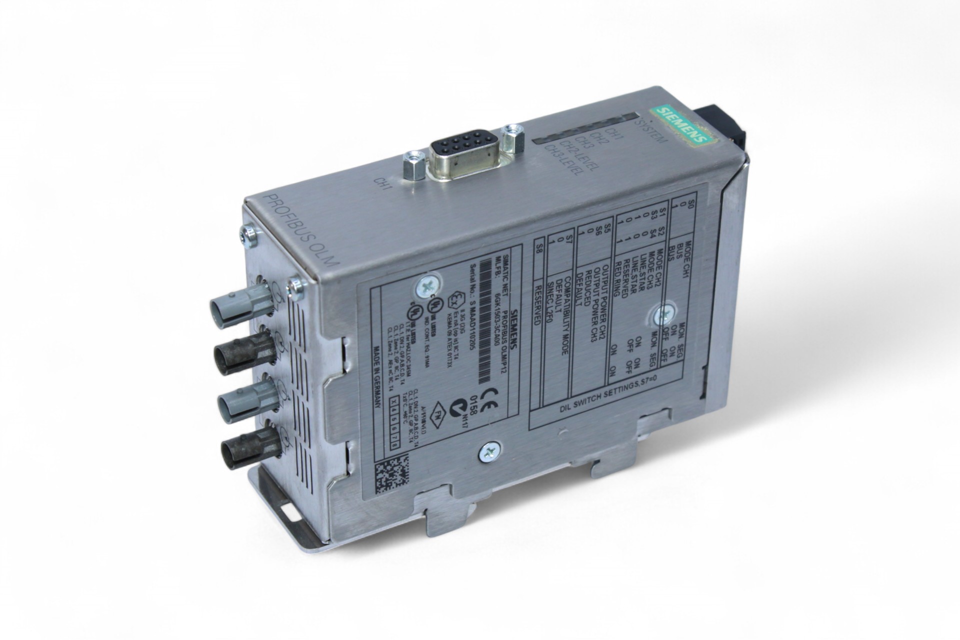 SIEMENS 6GK1503-3CA00 PROFIBUS OLM/P12 V4.0