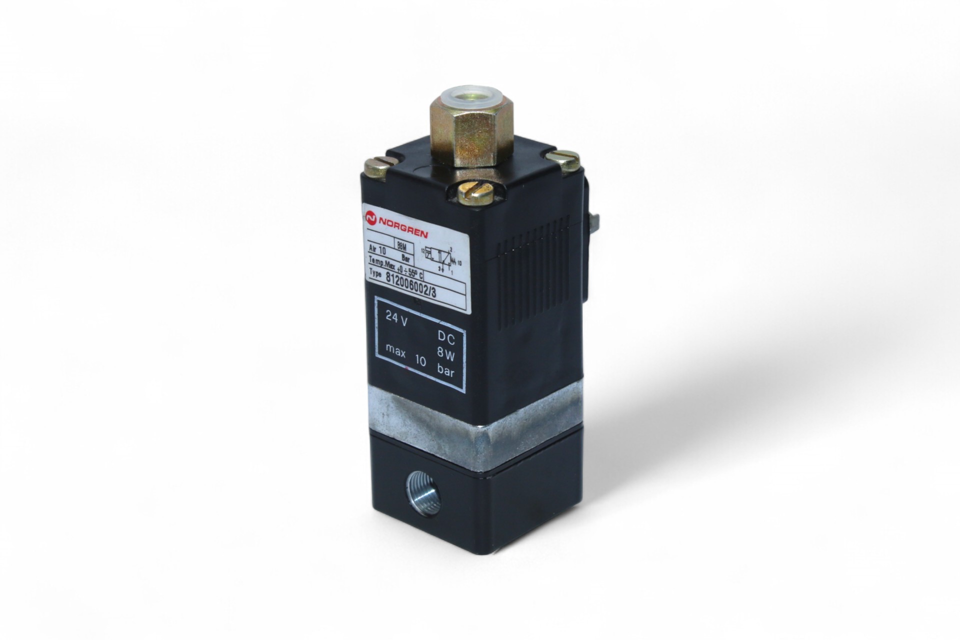 NORGREN812006002/3 SOLENOID VALVE 24V 8W