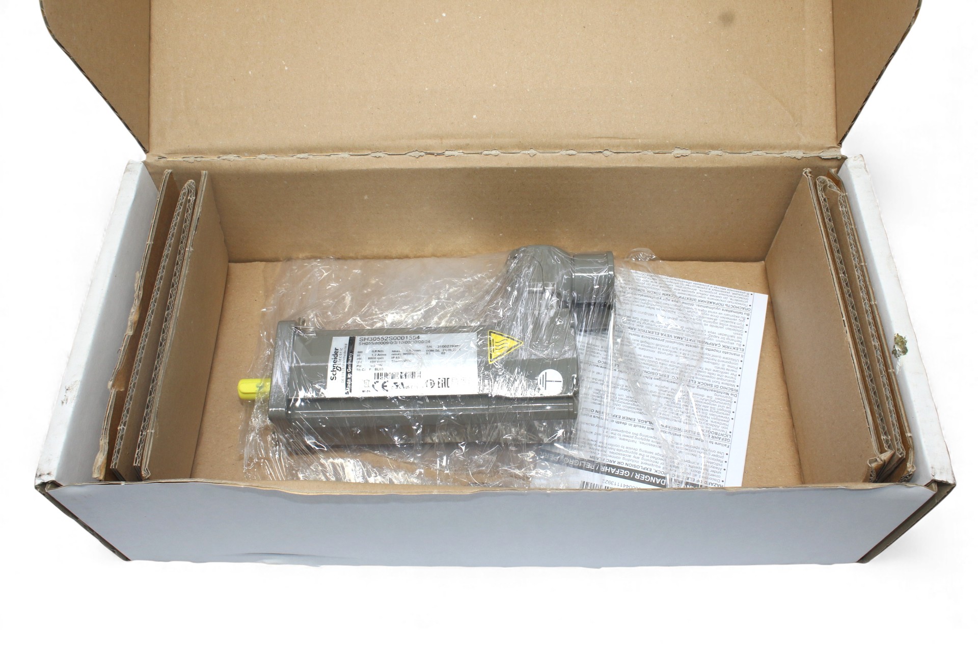 SCHNEIDER SH30552S0001554 SERVO MOTOR SH055/80009/0/3/10/00/10/00/24