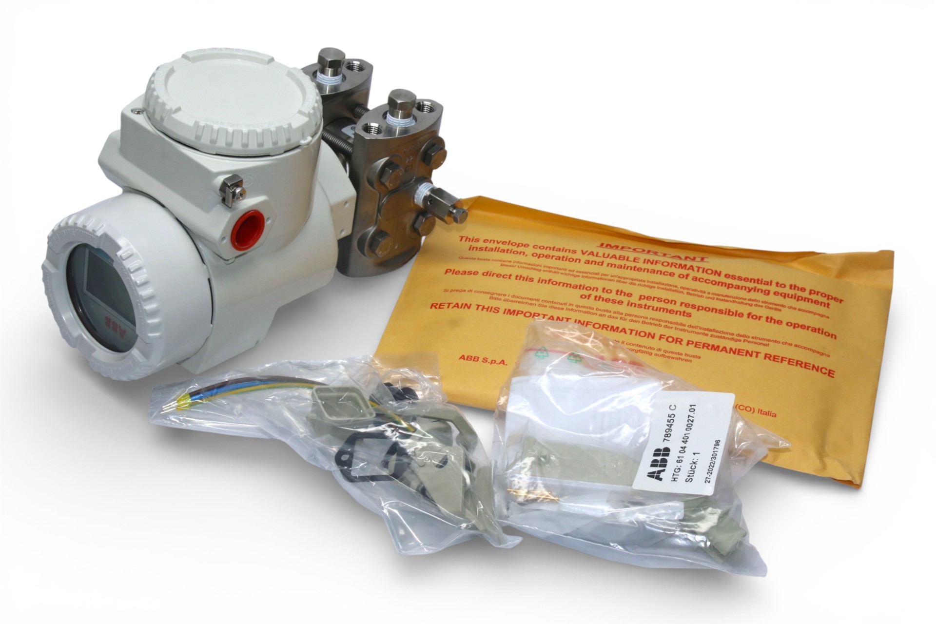 ABB 266MST LTKA6K1 V3L1T1H3U3 DIFFERENTIAL PRESSURE TRANSMITTER