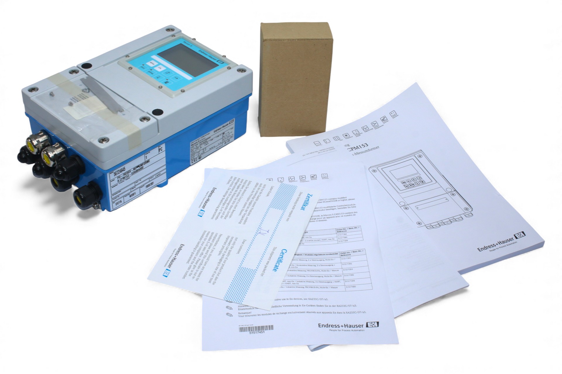 Endress+Hauser CPM153-G3A08A000 PH/REDOX TRANSMITTER Mycom S