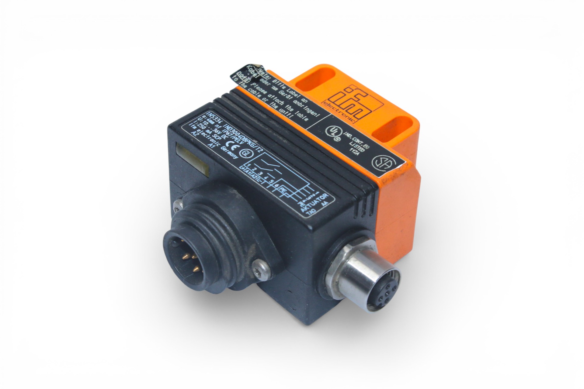 IFM IN5334 INDUCTIVE DUAL SENSOR IND3004DBPKG/T2