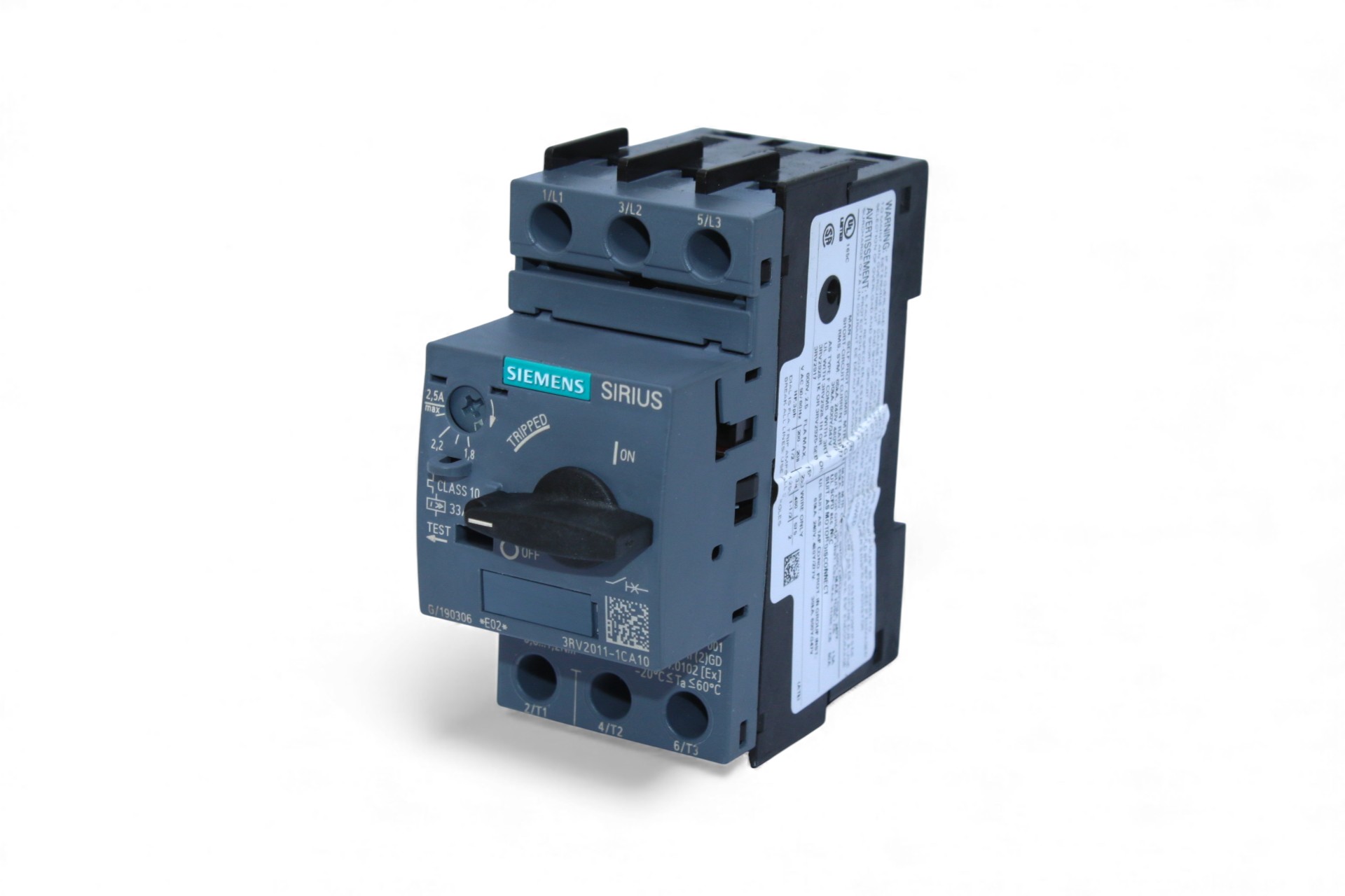 SIEMENS 3RV2011-1CA10 CIRCUIT BREAKER