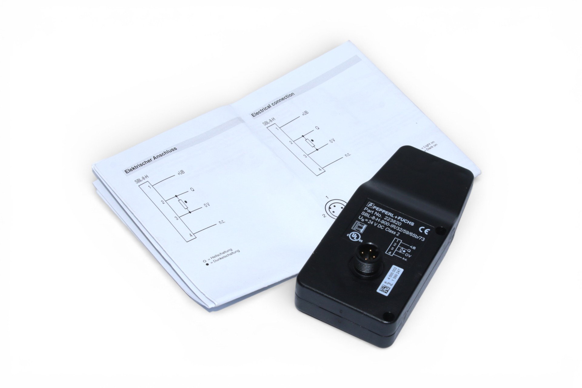PEPPERL+FUCHS SBL-8-H-900-IR/32/59/65b/73 BACKGROUND SUPPRESSION SENSOR 223820