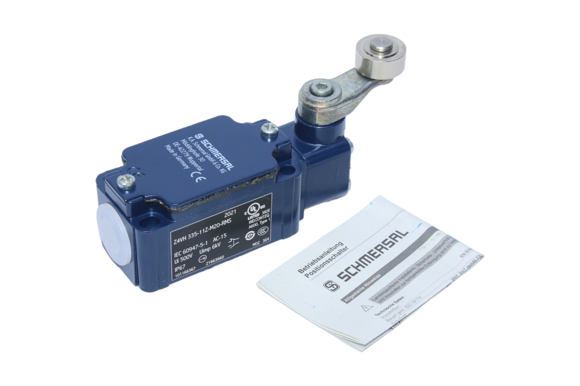 SCHMERSAL Z4VH 335-11Z-M20-RMS LIMIT SWITCH 101166367