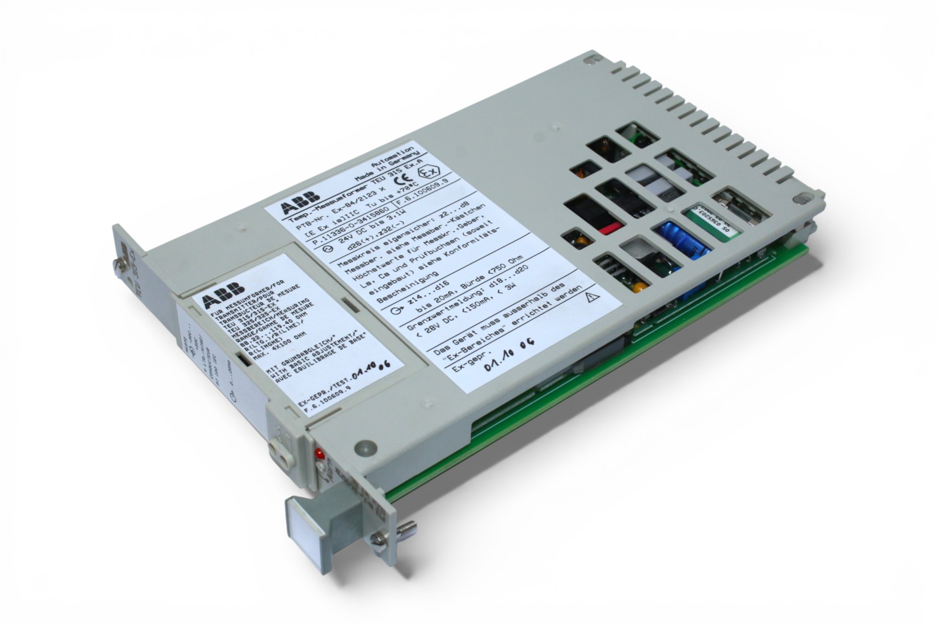 ABB TEU 315 EX TEMPERATURE TRANSMITTER